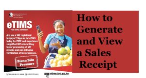 How to generate and view sales receipt