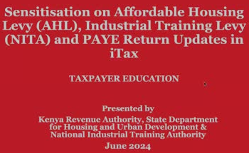 Sensitisation on Affordable Housing Levey (AHL) UPDATES IN ITAX